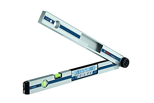 Bosch Professional Digitaler Winkelmesser und Neigungsmesser GAM 270 MFL (Laserpräzision, Gehrungswinkelberechnung, Schenkellänge: 0-270º, Länge: 60 cm)