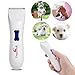 Dog Nail Clippers, Dogloveit Low Noice Electric Dog Nail Grinder Trimmers & Dog Hair Clippers Dog Grooming Kits for Cats