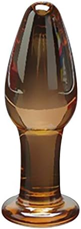 Shopantic(TM) An a l S e x T o ys 3.1cm GlA s s Crystal b u t t Plug For Men And Women An a l MA s sager A s s Ma s t urbator Gay S e x Products