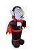 4 Foot Halloween Inflatable Dracula Vampire LED Lights Decor Outdoor Indoor Holiday Decorations, Blow up Lighted Yard Decor, Lawn Inflatables Home Family Outside