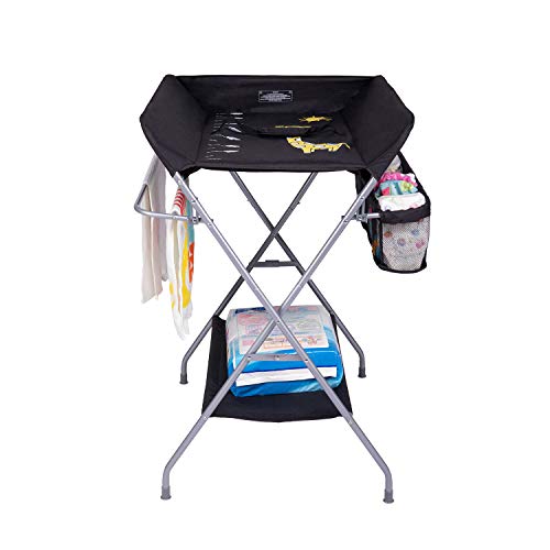 Kinfant Portable Baby Changing Table - Folding Diaper Station Nursery Organizer for Infant