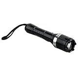 TANSOREN Stun Guns 3600,000V Heavy Duty Rechargeable with Safety Disable Pin LED Tactical Flashlight Self-Defense Defend Yourself(Black)