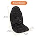 Tvird Heated Seat Cushion 12V Car Heated Seat Covers Comfortable Car Seat Heater Adjustable Temperature for Cold Weather, Winter Driving, Safer Nonflammable UL Wiring-2019 Upgraded (Black)