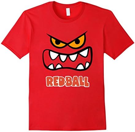 Mens The Box Face: Red Ball 4 T-Shirt 2XL Red