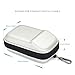Hard EVA Shock Resistant Compact Digital Camera Case Carrying Protective for Canon PowerShot SX730 HS G9 X Nikon COOLPIX S33 Panasonic LUMIX DC GX850 ZS70 Sony Cyber-Shot HX90 Olympus TG-5, Off-White