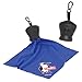 Chums Pouch Microfiber Lens Cloth - Portable Lens & Screen Cleaner Cloth Keychain (Black), Standard (30055)