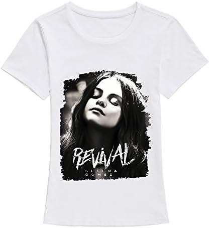 Selena Gomez Customized Womens T Shirts White XXL By EAPIS