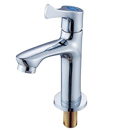 ballee Waschbecken Wasserhahn Waschbecken Kaltwasser Chrome B01