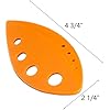 Herb Leaf Stripper BPA-Free Plastic Holes Vegetable Leaf Separator Value 3 Pack Stripping Tool for Chard, Collard Greens, Kale, Basil, Leafy Green Rosemary Herb Kitchen Gadgets (Mixed Color, 3)