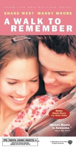 Amazon Com A Walk To Remember Vhs Mandy Moore Shane West Peter Coyote Daryl Hannah Lauren German Clayne Crawford Al Thompson Paz De La Huerta Jonathan Parks Jordan Matt Lutz David Andrews David