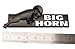 1x Bighorn Emblem, Big Horn Fender 3D Badge Replacement for RAM 1500 RAM 2500 3500 Mopar Black White
