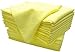 Eurow 300 GSM Microfiber Cleaning Cloths, Soft, Streak-Free, Lint-Free, Ultra Absorbent, Reusable Towels for Auto Detailing, Home Cleaning, Kitchen, Glass, Electronics, 12x16in, 36-Pack, Yellow