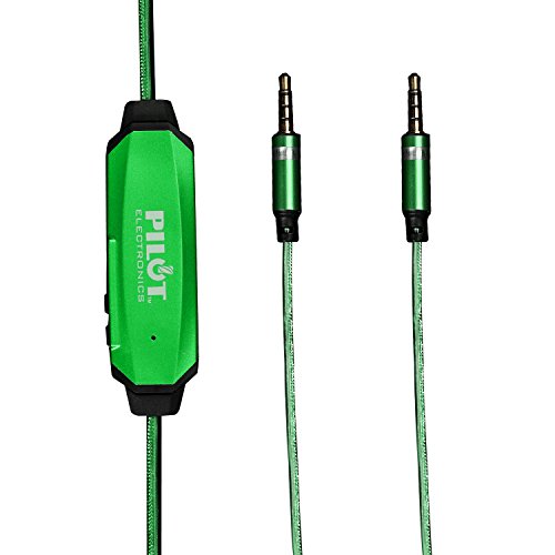Pilot Electronics EL-1301G Electroluminescent V2 Audio Response Auxiliary Cable, Green