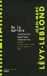 De la matière