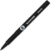 Molotow Blackliner Pen, Round Tip, Black Permanent Ink, 1 Each (703.211)