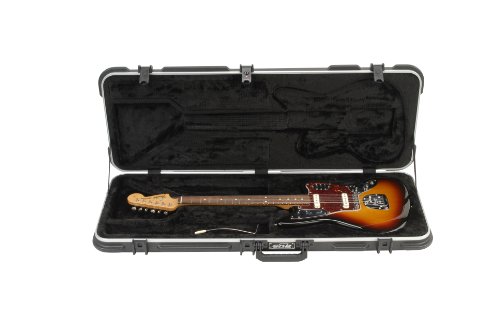 SKB Jaguar/Jazzmaster Type Shaped Hardshell Case 6-string Guitars only...not Bass - TSA Latch, Over-Molded Handle