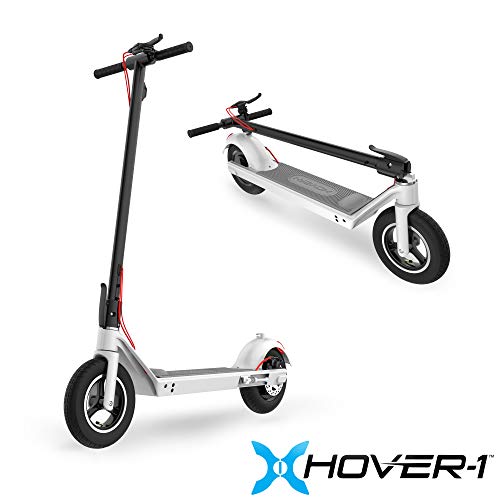 Hover-1 Engine Electric Scooter | 21.7MPH, 5HR Charge, 11 Mile Range, Battery Life Indicator, High Grip Tires, 220LB Max Weight, Cert. & Tested - Safe for Teens & Adults