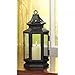 Zingz & Thingz Traditional Black Candle Lanterns, Decorative Light Home Decor, 8