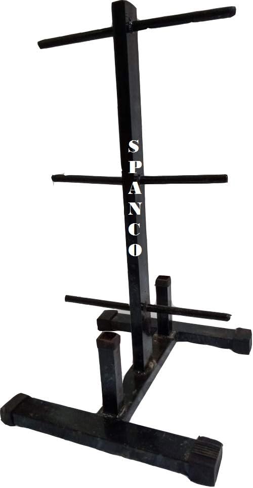 SPANCO6 Arms Weight Plates Storage Rack, Black