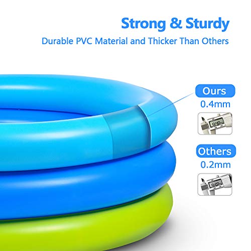 Joyjoz-Piscina-Hinchable-para-Infantil-Ninos-Piscina-para-Bebes-Fit-Summer-Garden-Juegos-Acuaticos-Familiares