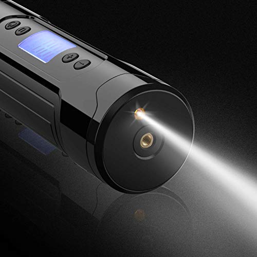 Portable Air Compressor Tire Inflator for Car Tires, Beaspire Car Tire Air Pump for Inflatables with Gauge 3000mAh 12V AC DC Lithium Battery 150PSI for Car Bicycle Tires and Other Inflatables