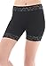 Yulee Women's Sexy Lace Thin Stretch Short Leggings 2 Pack Boxer Briefs