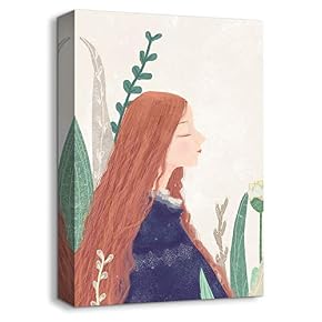 Canvas Wall Art Neighbor Girl Abstract...