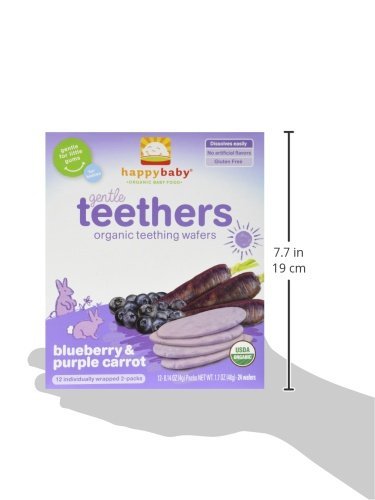 image for Happy Baby Organic Teethers 2 Flavor Bundle: (1) Sweet Potato & Banana