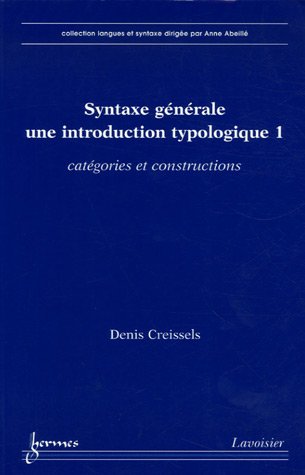 Syntaxe générale, une introduction typologique