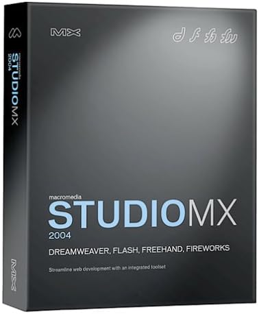 Macromedia Studio MX 2004: Amazon.co.uk: Software