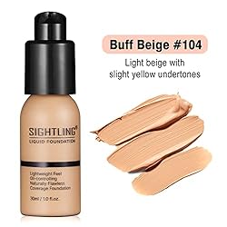 SIGHTLING 30ml Foundation Liquid Full Coverage 24HR