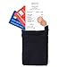 2U2O Thick 2 Pocket Wrist Wallet Cell Phone Holder - Securely Carry Credit Cards, Keys, Cash, ID- Perfect for Travel & Sports - Running, Walking, Jogging, Hiking, Cycling, Fishing