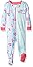 The Children's Place Girls' Printed Stretchie Footie PJs