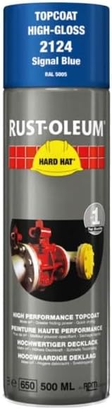 Rust-Oleum Hard Hat Topcoat Aerosol Anthracite Grey RAL 7016 Industrial Paint view 4