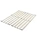 ZINUS Vertical Wood Support Slats for Bed Frame Bunkie Board, Box Spring Replacement, Twin, White