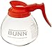 BUNN - BUN424010101 424010101 12-Cup Glass Coffee Decanter, Orange (42401.0101)