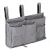 Pocket Bedside - Big Hanging Storage Organizer 8 Pockets for Books Phones Tablets Accessory and TV Remote - Best for Headboards, Bed Rails, Dorm Rooms, Bunk Beds, Apartments, Bathrooms & Travel primary