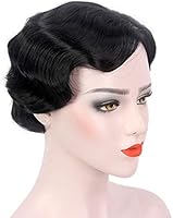 Soft And Natural Fashian Vintage Elegant Water Ripple Short Curly
