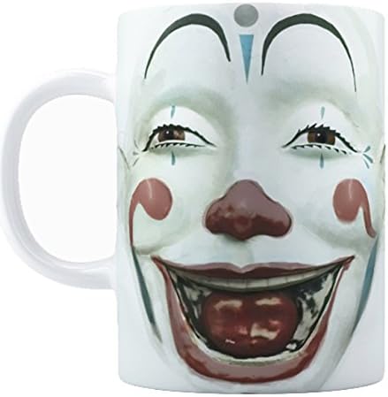 Retro Clown Face Coffee Mug (15oz)