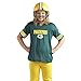 Franklin Sports Green Bay Packers Kids Football Uniform Set - NFL Youth Football Costume for Boys & Girls - Set Includes Helmet, Jersey & Pants - Large