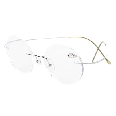 Eyekepper Titanium Rimless Round Reading Glasses Kenya Ubuy