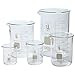 Karter Scientific 213A2 Borosilicate Glass Low Form Glass Beaker, 50/100/250/500/1000 mL (Pack of 5) primary
