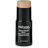 Mehron Makeup CreamBlend Stick | Face Paint, Body Paint, & Foundation Cream Makeup | Perfect for Halloween .75 oz (21 g) (Medium 1)