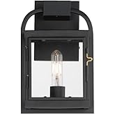 Maxim Lighting 30801CLBK Bonham - 1 Light Small Outdoor Wall Sconce-12 Inches Tall and 7.5 Inches Wide