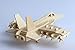 Kaden G-P 3D Jigsaw Woodcraft DIY Assembly Construction Model Plane aircraft airplane Puzzle Kit Wooden Handcraft Educational Products Wooden Art jigsaw puzzle toys for children diy handmade wooden(F18Fighter)