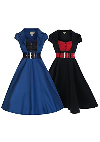 Lindy Bop Women's 'Geneva' 1950's Vintage Inspired Swing Party Dress