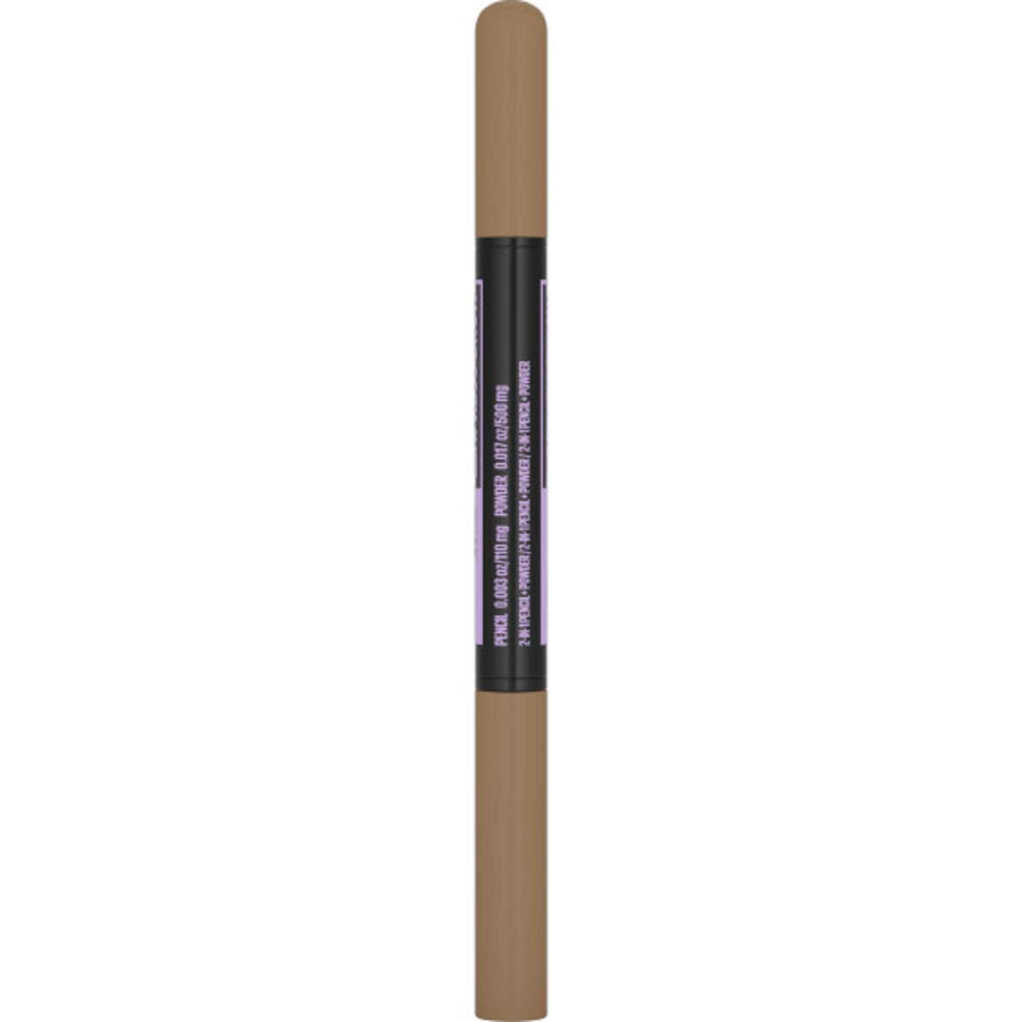 Maybelline Express Brow 2-In-1 Pencil and Powder Eyebrow Makeup, Blonde, 1 Count