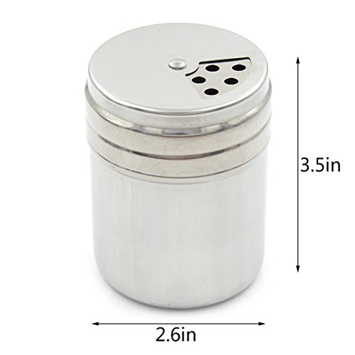 Stainless Steel Multifunctional Shaker for Icing Sugar, Cocoa, Flour, Chili Powder, Pepper - Thumbnail 6