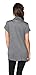 Free to Live Women's Lightweight Short Sleeve Criss Cross Pullover Nursing Top Charcoal
