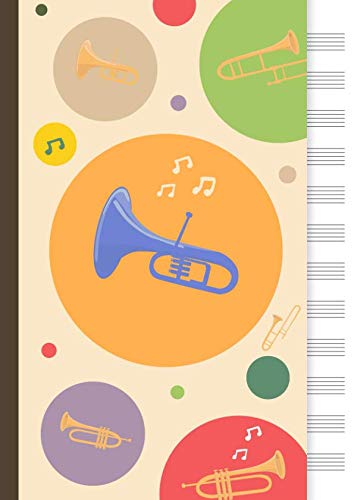 Retro Sheet Music Manuscript Paper: A4 12 Stave Musicians Notebook Writing, Composition, Theory & Performance